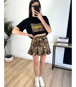 Hersecret Elena Z leopardikuvioinen shortsihame