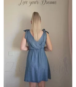 Hersecret Elle Style Lyo sininen farkkumekko