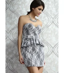 LC Haraa pitsikoristeinen peplu-ekko