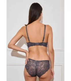 Hersecret Inoo antrasiitti pitsikoristeinen rintaliivisetti