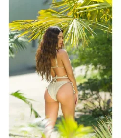 Koucla kultaiset glitterbikinit nauhoilla