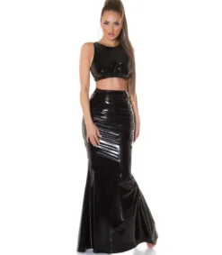 Koucla lyhyt latex look toppi uta