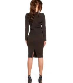 Koucla musta pitsikoristeinen beiseri