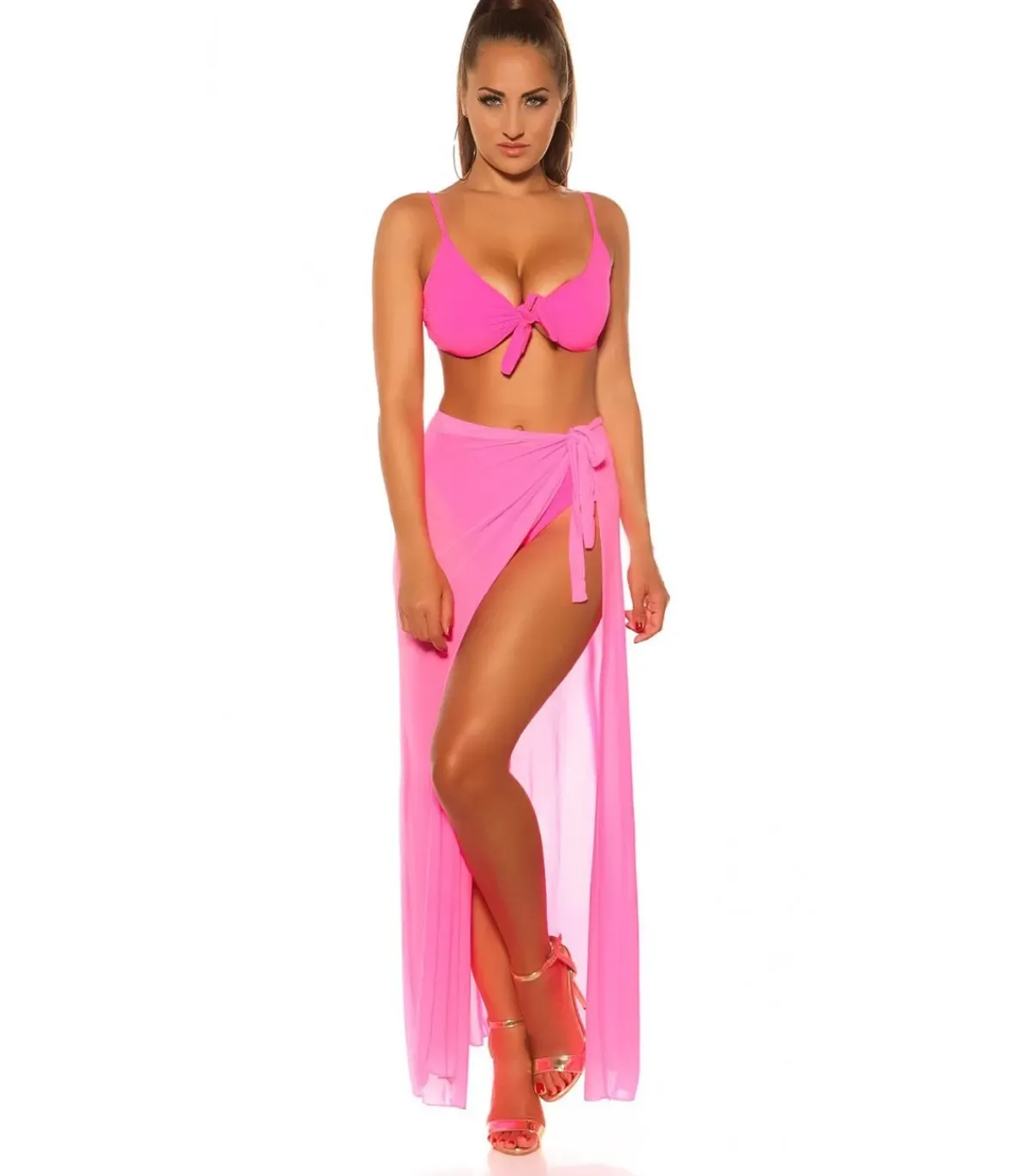 Koucla neonpinkit edetä oittavat bikiniiivit