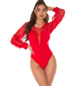 Hersecret Koucla punainen mesh-body pussihihoilla