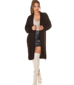 Koucla ruskea oversized villatakki