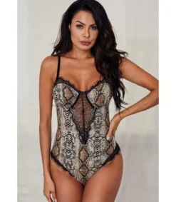 LC Käärmekuvioinen pitikoriteinen body