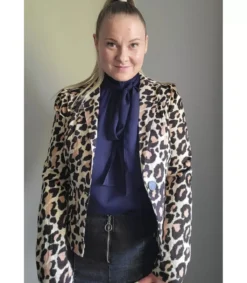 Koucla Leopardikuvioinen bleiseri