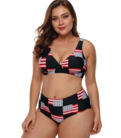 LC Lippuprinttikuvioiset bikinit