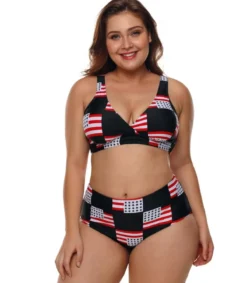 LC Lippuprinttikuvioiset bikinit