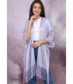 Hersecret MARCO kimaltava lila kimono hapsuilla
