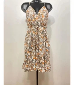 Hersecret MD valkoinen kukkakuvioinen kesämekko