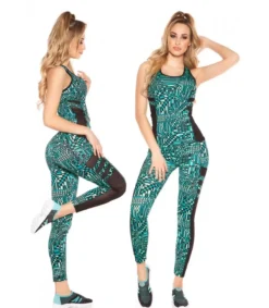Hersecret Mintut printtikuvioiset mesh treenitrikoot + toppi