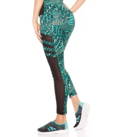 Hersecret Mintut printtikuvioiset mesh treenitrikoot + toppi