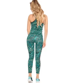 Hersecret Mintut printtikuvioiset mesh treenitrikoot + toppi