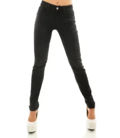 Hersecret Miss RJ jeans basic mustat push up -farkut