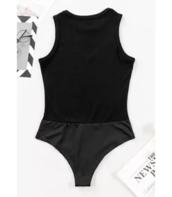 LC Musta hihaton body mesh pääntiellä