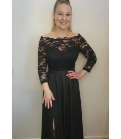 LC Muta pitkä juhlamekko pitillä ja halkiolla