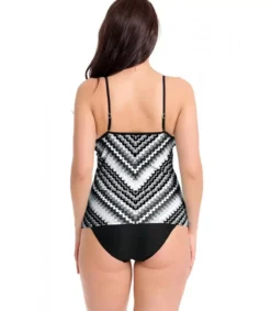 LC Mutavalkoinen printtikuvioinen v-tankini