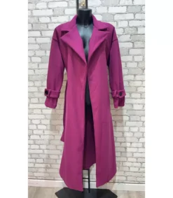 Hersecret My Style mauve trenssitakki vyöllä