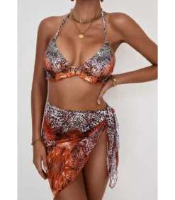 LC Orani leokuvioinen bikinietti arongilla