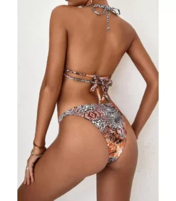 LC Orani leokuvioinen bikinietti arongilla