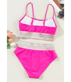 LC Pinkit korkeavyötäröiet bikinit värikkäiä reoreia