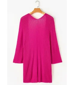 LC Pinkki virkattu kimono