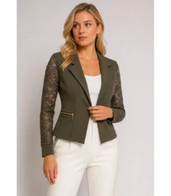 Hersecret Soleil Star khaki pitsihihainen bleiseri