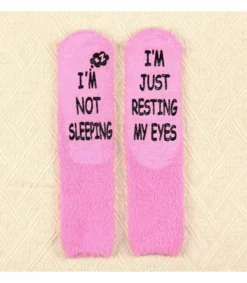Hersecret Vaaleanpunaiset I am not sleeping pörrösukat